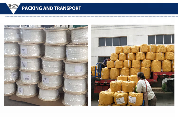 Durable UV Resistant Polypropylene Multifilament Rope for Bundling Diameter Customized