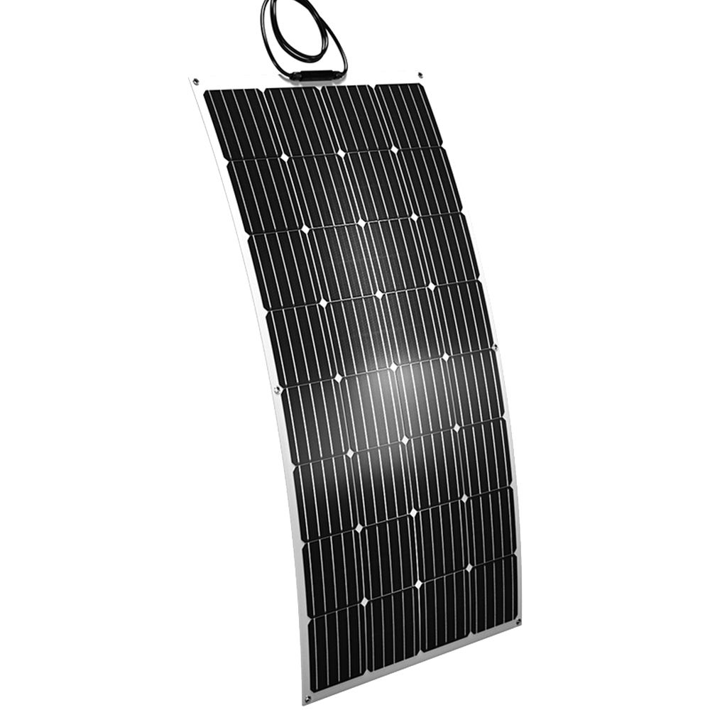190W 20V 12V Bendable Solar Panel Lightweight Waterproof Flexible Mono Solar Panel
