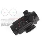 1X22MM Red Or Green Dot Sight Riflescope Hunting Optics For 20MM Rail Collimator