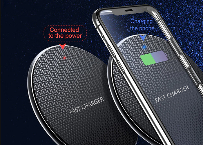 7.5W 10W QI Wireless Charging Pad For IPhone 8