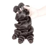 Original Indian Human Hair Weave Unprocessed / Loose Wave Human Hair
