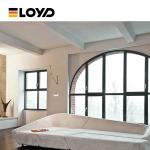 Contemporary French Grill Aluminium Flush Casement Windows Thermally Broken