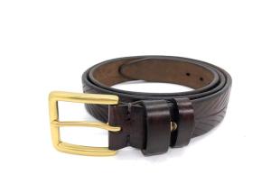 Wholesale Male 100cm Casual Embossed Leather Belt With Alloy Buckle from china suppliers