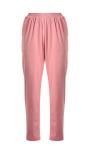 Leisure Pink Ladies Slim Fit Trousers Jersey Pant For Spring / Autumn OEM ODM