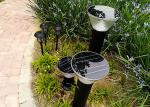 Aluminum 5W Solar Garden Lawn Lights 50000H IP44 Warm White Solar Landscape
