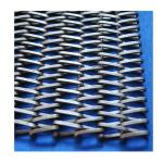 Metal Wire Mesh Stainless Conveyor Belt Aisi 430 For Annealing Furnace Glass