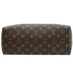 Monogram coated canvas BoéTie MM Tote Bag M45987 Dark Coffee