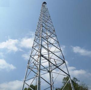 Wholesale 50m Polygonal Q345B Lightning Protection Tower from china suppliers