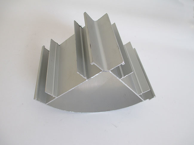 Gray Powder Coating Structural Aluminum Profiles Non Ferromagnetic For Office Partition