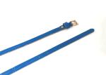 Blue Skinny Thin 15mm Women's Fashion Leather Belts