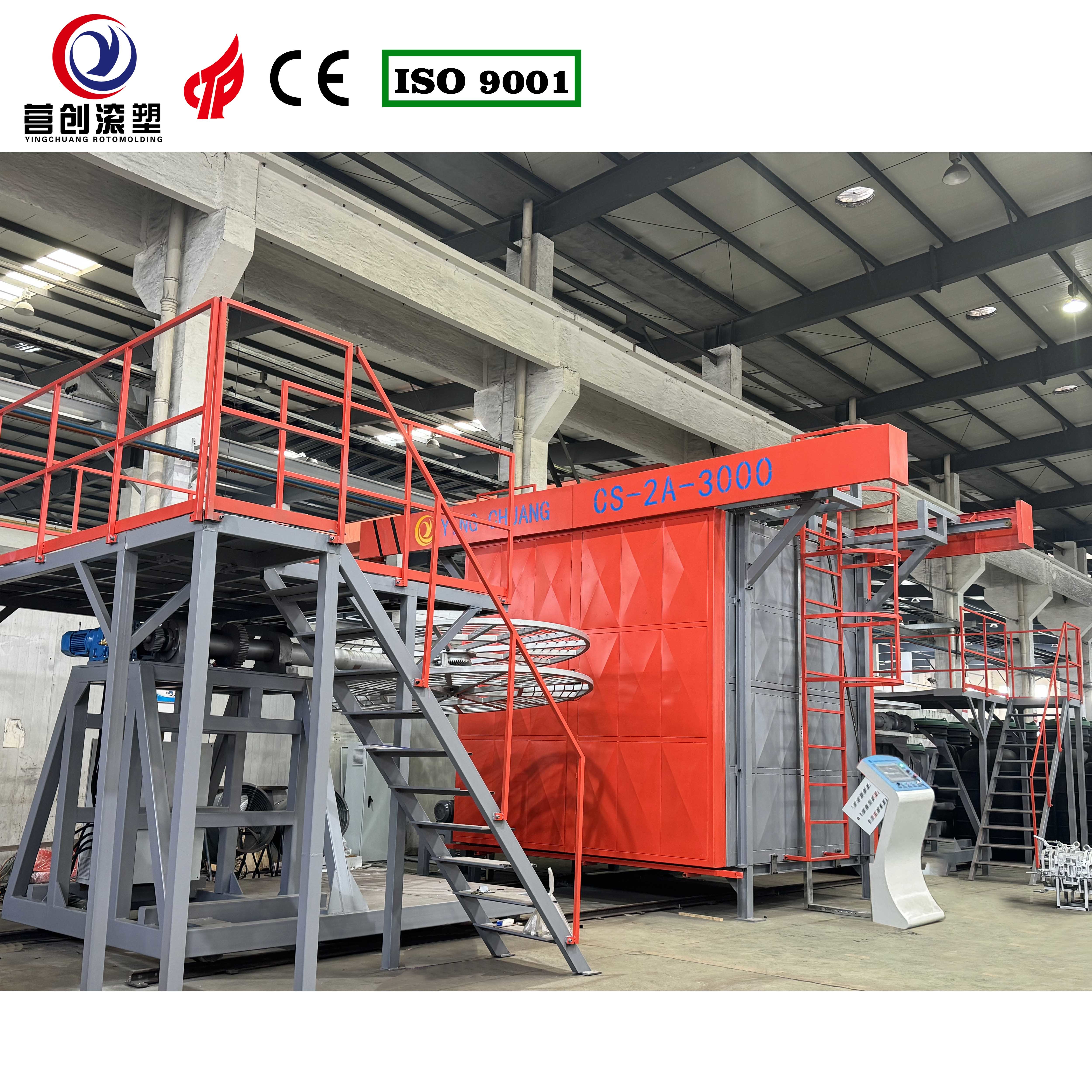SRM Shuttle Rotomolding Machine / Equipment