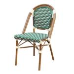 Wicker French Rattan Garden Chair Vintage Restaurant Cafe Bistro Dining Chair