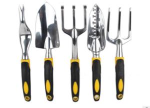 Wholesale Non Slip Handle Plant Trowel 5 Pieces Garden Hand Tool Set from china suppliers