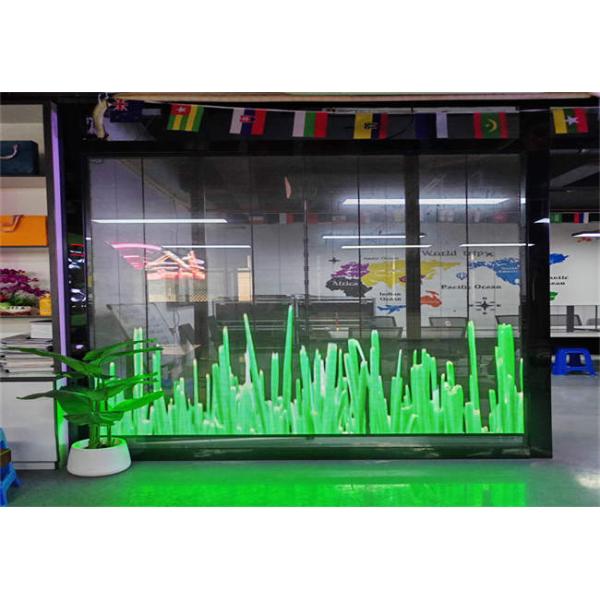 Advertising Curtain P3.9 Led Grid Screen 500*1000mm Flexible Soft Transparent Window Led Screen