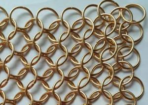 Wholesale 10mm Round Ring Chainmail Weave Stainless Steel Decoration Curtain Chainmail Ring Mesh from china suppliers