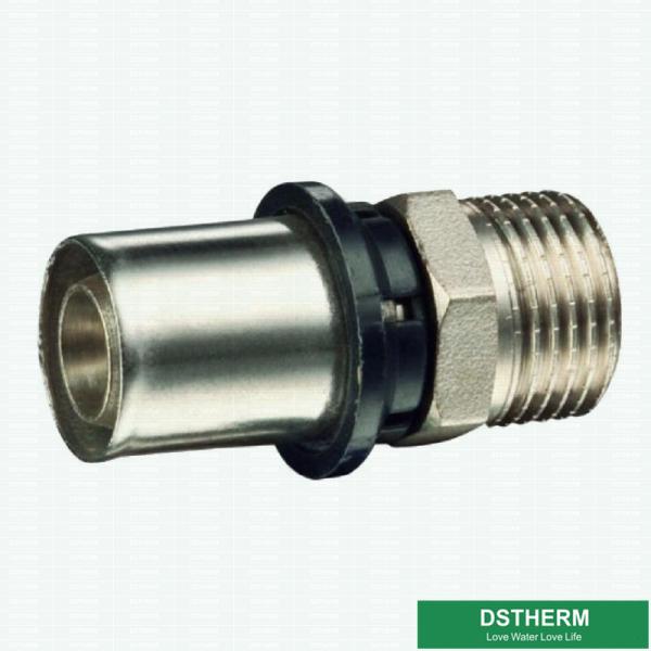 Male Threaded Coupling Compression Double Straight Brass Press Union Fittings
