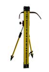 1.3Kg Telescopic Levelling Staff 78mm Survey Staff Bipods Stands Survey