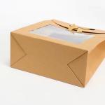wholesale custom recycled flat bottom small food paper bag shopping packaging