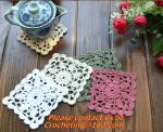 Multi Round Hand Made Crochet doily/placemat coasters/placemat set/shabby chic
