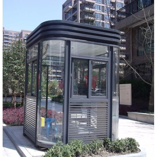 Modern Steel Security Guard House 1800x1800x2500mm Waterproof Customizable