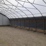 Agricultural Single Span Film Hydroponic Tunnel Auto Light Dep Solutions