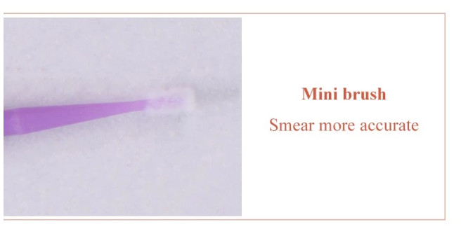 Plastic Micro Brushes Cotton Swab Applicators Tube Glue Removal Lashes Graft Tools