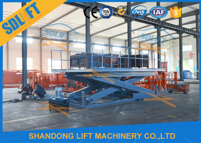 Home Residential Hydraulic Scissor Car Lift Garage Parking Car Lift CE Certificate