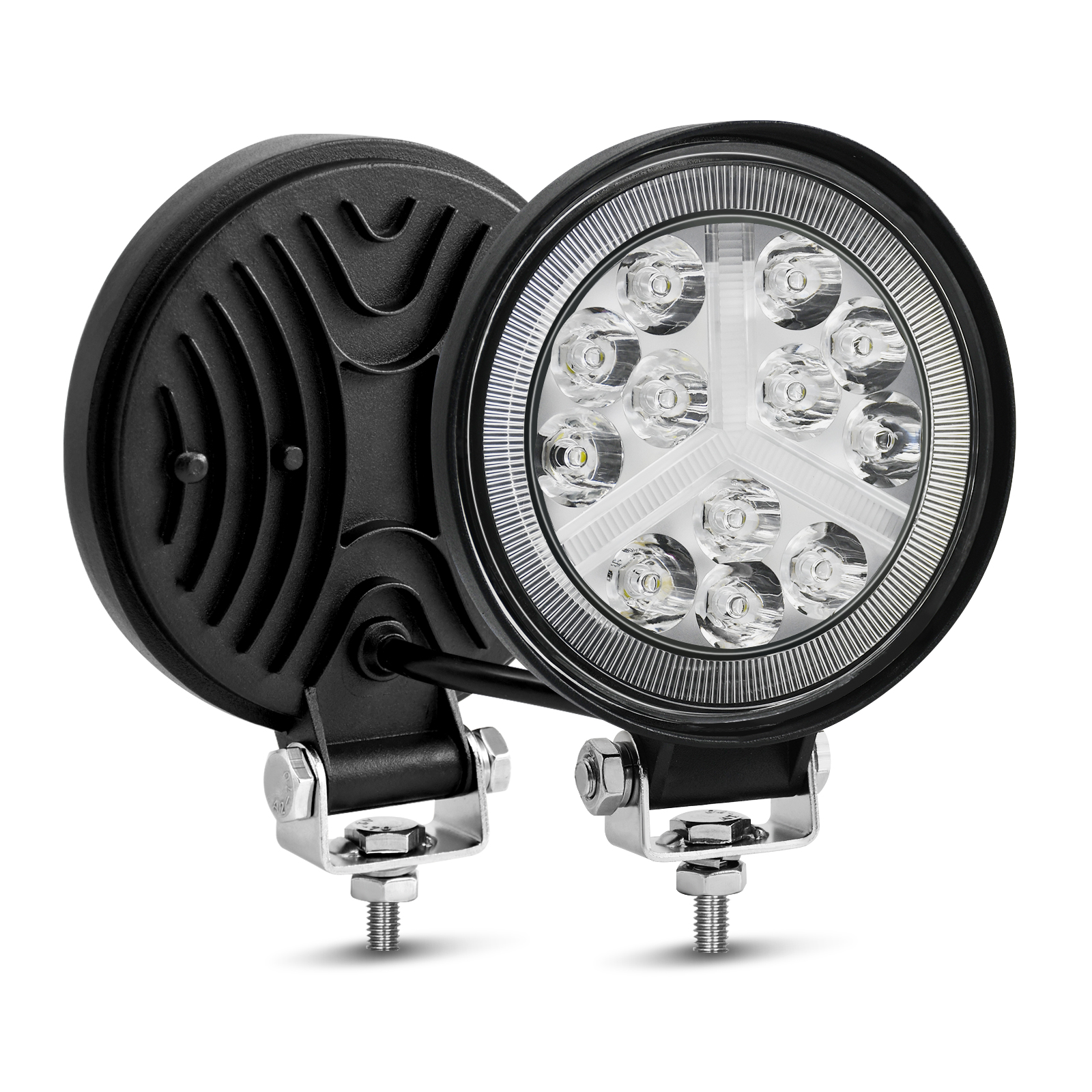 4 Inch 36W White Yellow 38MM 58MM Offroad Parts Car LED Work Light