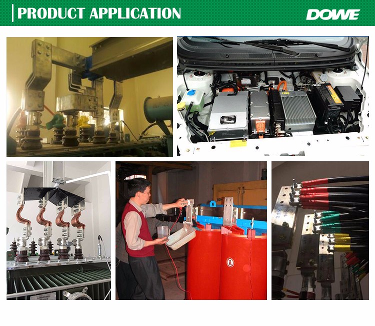 Electrical conductivity switch cabinets flexible copper busbar for alloy