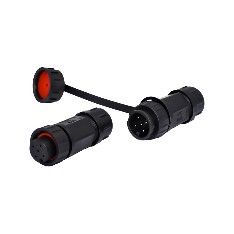 5pins Waterproof Cable Connector M19 600V 20A IP67 Ebike Electrical Connectors