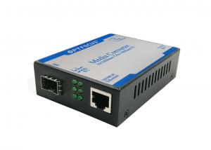 Wholesale AC 100~250V Fiber Optic SFP Media Converter Low Power Consume With One SFP Slot from china suppliers