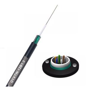 Wholesale Outdoor 12 Core Fiber Optic Cable Single Mode GYXTW G652d from china suppliers
