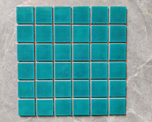 Wholesale 48x48mm Chip Size Swimming Pool Mosaic Tiles Ice Cracked from china suppliers