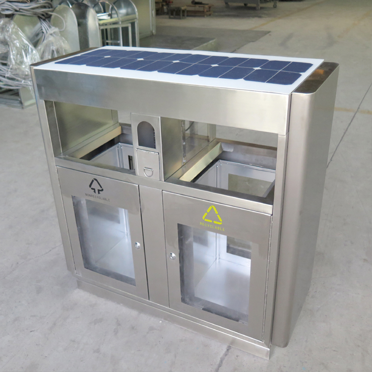 Dual Compartment 40L 10.5gal Medical Waste Bin