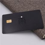 Personalized Stainless Steel Metal Card , Contactless NFC Business Cards for Qr