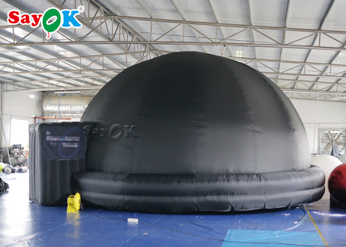 6m Black Blow Up Planetarium Dome Tent 100% Blackout For School