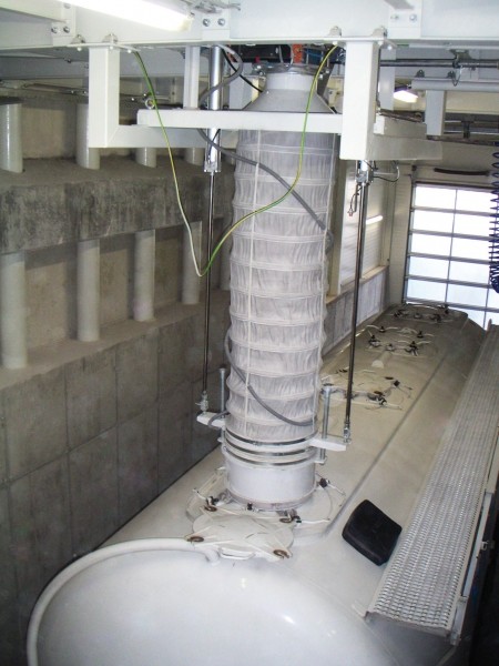 Telescopic Retractable Loading Spout Truck Dustless Loading Tube