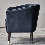 Home Living Room Upholstered Fabric Leisure Relax 78cm 71cm Small 1 Seater Sofa