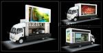 P10 Mobile Led Truck Advertising Screen , Outdoor Mounted Led Billboard HD 800Hz