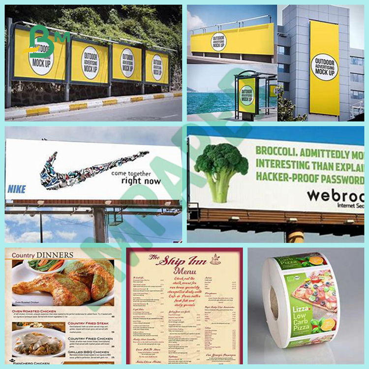 80um - 180um Tear Resistacne PP Synthetic Paper For Outdoor Advertising