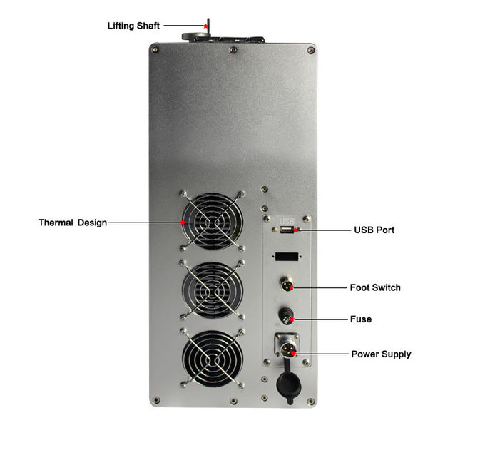 portable fiber laser engraving machine Air-conditioning compressor marking