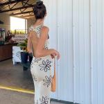 Sleeveless Open Back Summer Maxi Dress