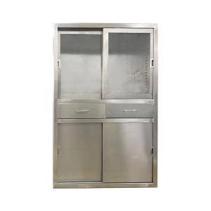 Wholesale Tempered Glass Anesthesia Stainless Steel Medical Cabinet Sliding Door from china suppliers