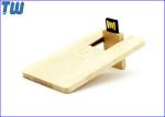 Natural Wood Credit Card 1GB USB Disk Drive Twister UDP Full Color Printing
