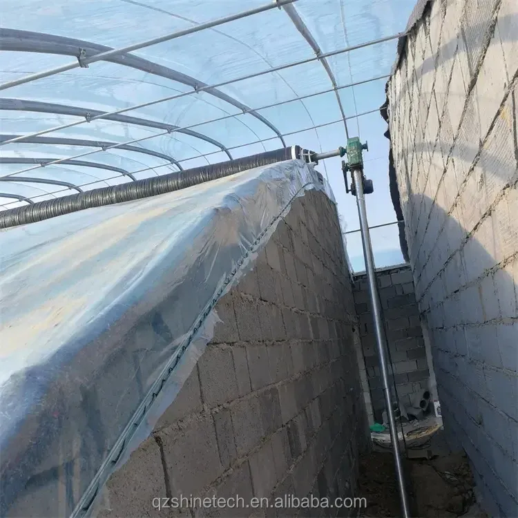 Energy Saving Small Single Span Solar Greenhouse For Cold Climates