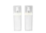 Acrylic Airless Bottle 100ml Square For Skin Care Cream