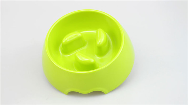 Plastic 190g Small Pet Feeder Bowl Pantone Cat Slow Feeder
