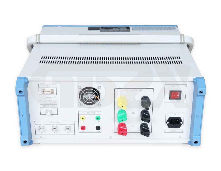 Portable Three Phase Energy Meter Calibration Electrical Test Equipment With Test Shelf