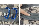 600D Polyester Outdoor Sports Bag , Large Hiking Backpack Multi - Layered Pocket