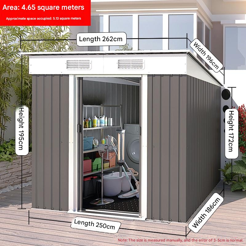 Park Steel Garden Storage Room for Maximum Space Utilization